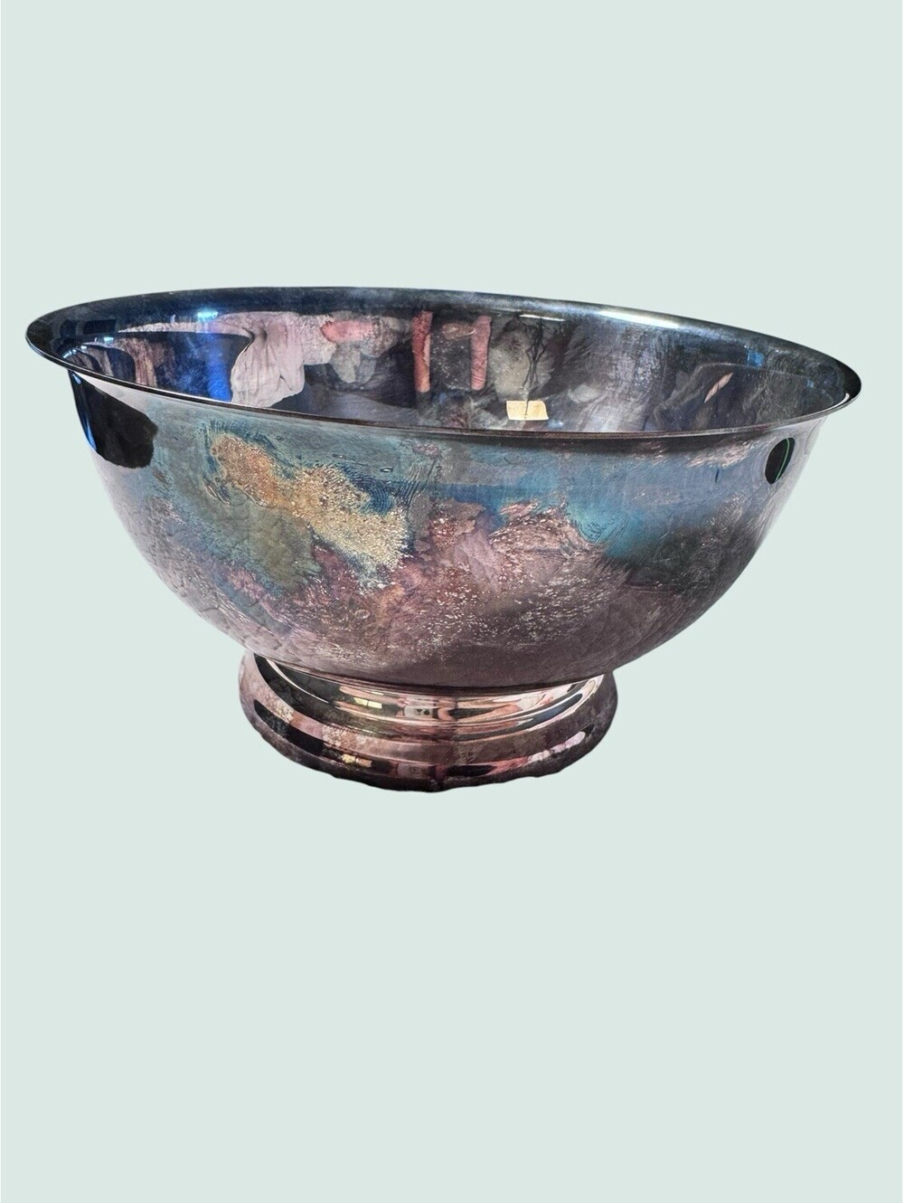 Classic Vintage Towle Silver Plated Small Footed Pedestal Serving Dish SnackBowl